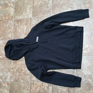 GUC PINK Victoria's Secret Classic Black Hoodie Size Small
